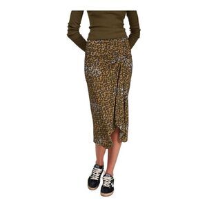 Isabel marant Azaria Silk Midi Skirt Size 2 (34) NWT